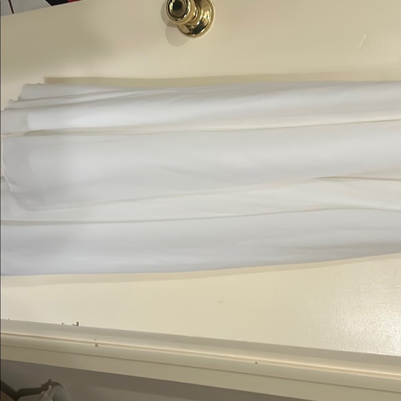 White Lace Halter Dress - Picture 2 of 5